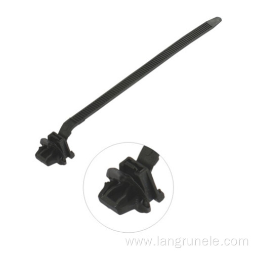 HF0201 PA66 Oval Hole Mount Cable Ties